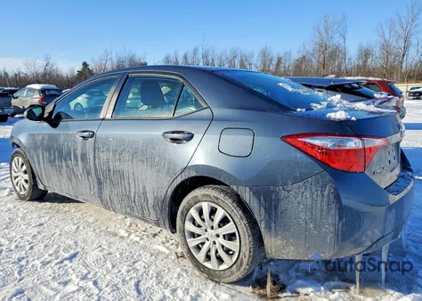 2016 Toyota Corolla L z USA, uszkodzony, nr VIN 2T1BURHE4GC721441